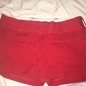 Red shorts